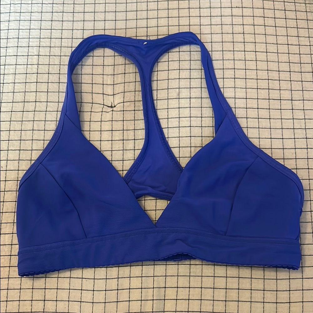 Lululemon Blue Sports Bra with Racerback Design